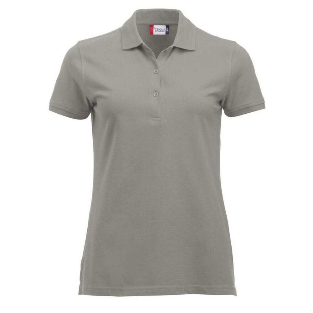 Clique Womens/Ladies Marion Polo Shirt / Silver